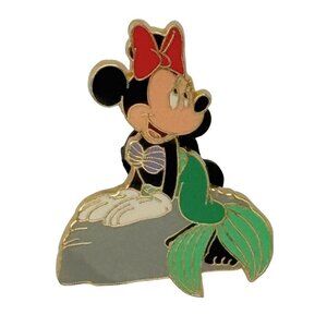 Disney Minnie Mouse Trading Pin 2003 Princess Series Ariel Little Mermaid WDW
